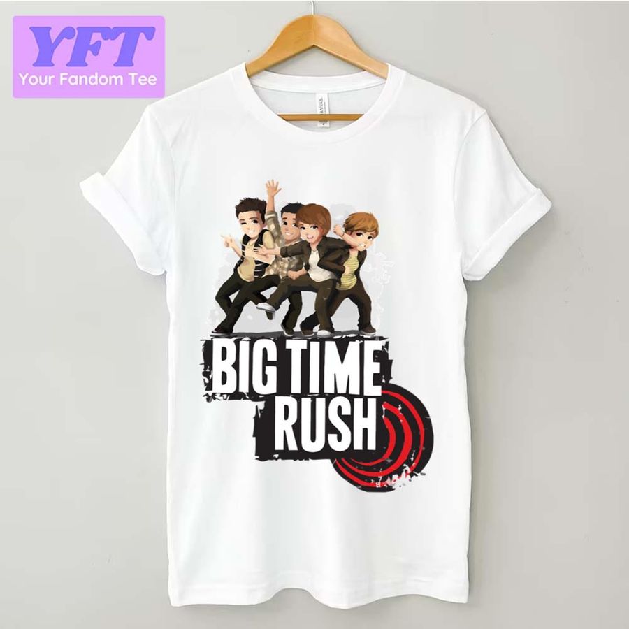 Illustration Big Time Rush Btr Retro Rock Band Unisex T-Shirt
