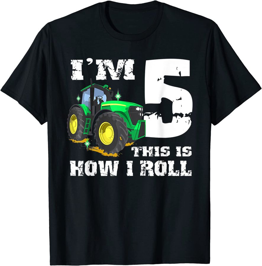 I'm 5 Farm Barnyard Tractor 5th Birthday Party gifts