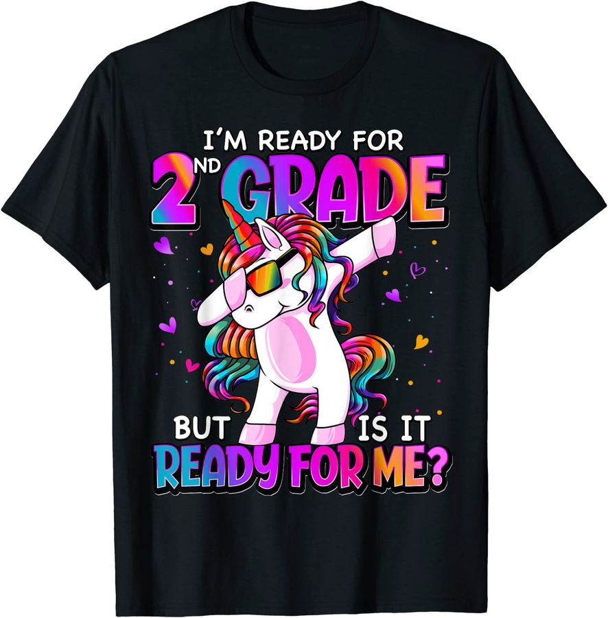 I'm Ready For 2nd Grade Shirt Back To School 2nd Grade Girls