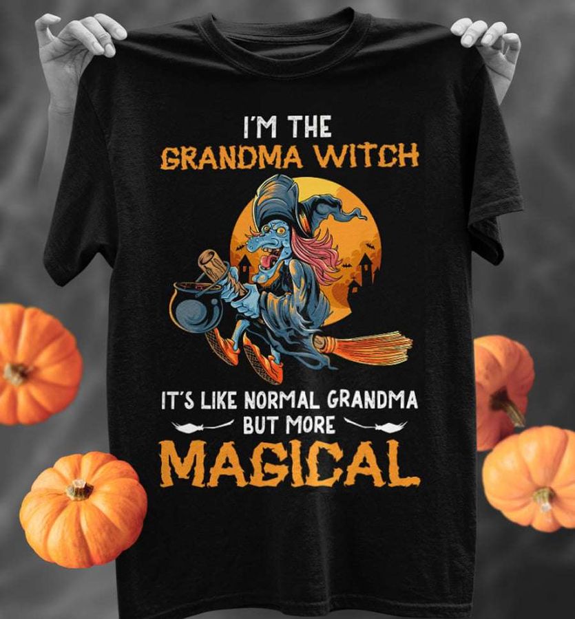 I'm the grandma witch it's like normal grandma but more magical – Halloween witch costume