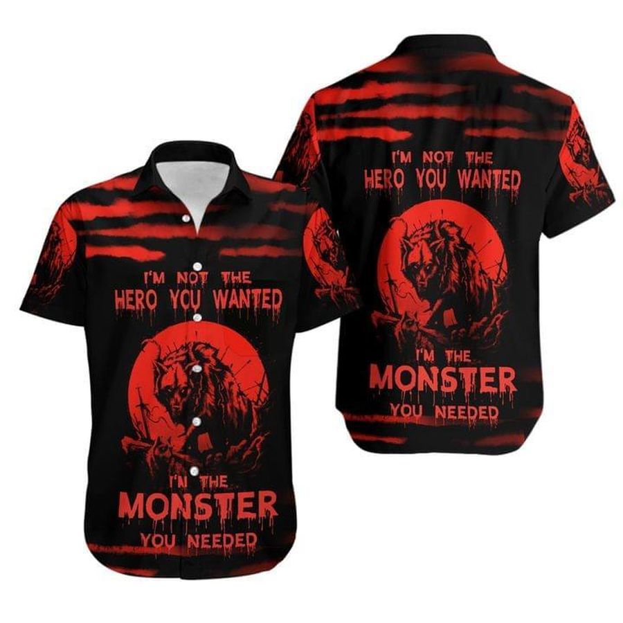 Im The Monster You Need Hawaiian Shirt Pre11194, Hawaiian shirt, beach shorts, One-Piece Swimsuit, Polo shirt, funny shirts, gift shirts, Graphic Tee