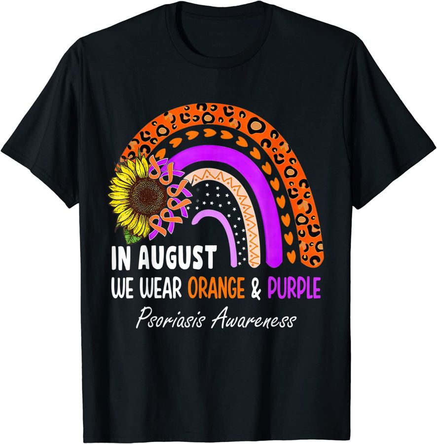 In August We Wear Orange & Purple Psoriasis Awareness