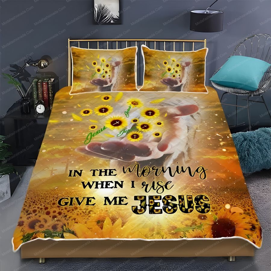 In The Morning When I Rise Give Me Jesus God 93 Bedding Set – Duvet Cover – 3D New Luxury – Twin Full Queen King Size Comforter Cover