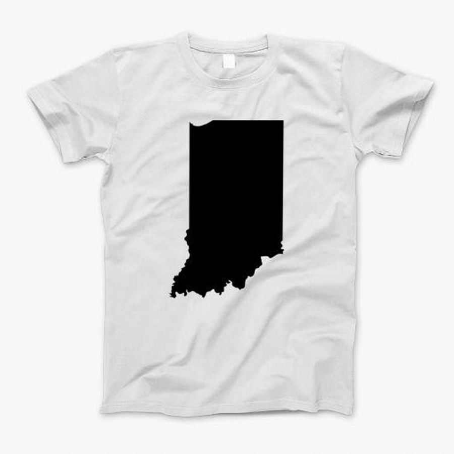 Indiana Black T-Shirt, Tshirt, Hoodie, Sweatshirt, Long Sleeve, Youth, Personalized shirt, funny shirts, gift shirts, Graphic Tee