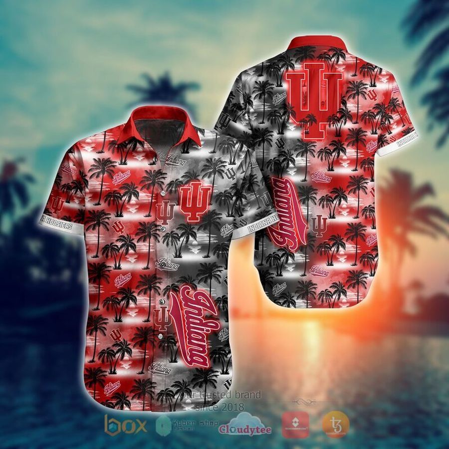 Indiana Hoosiers Style Hawaiian Shirt Short