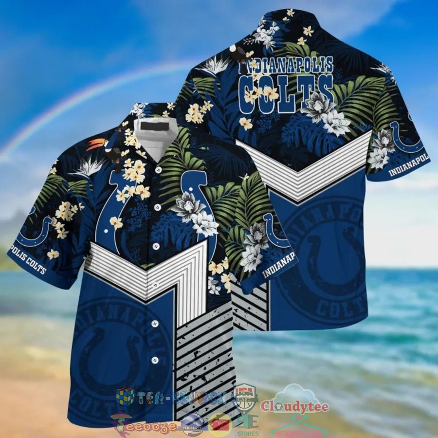 Indianapolis Colts NFL Tropical Hawaiian Shirt And Shorts – Saleoff