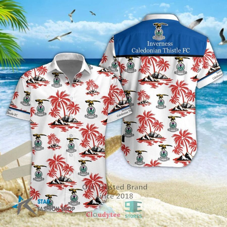Inverness Caledonian Thistle F.C. Short Sleeve Hawaiian Shirt, Short – LIMITED EDITION