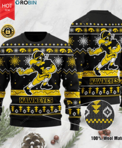 Iowa Hawkeyes football ugly christmas sweater Ugly Sweater Christmas Sweaters