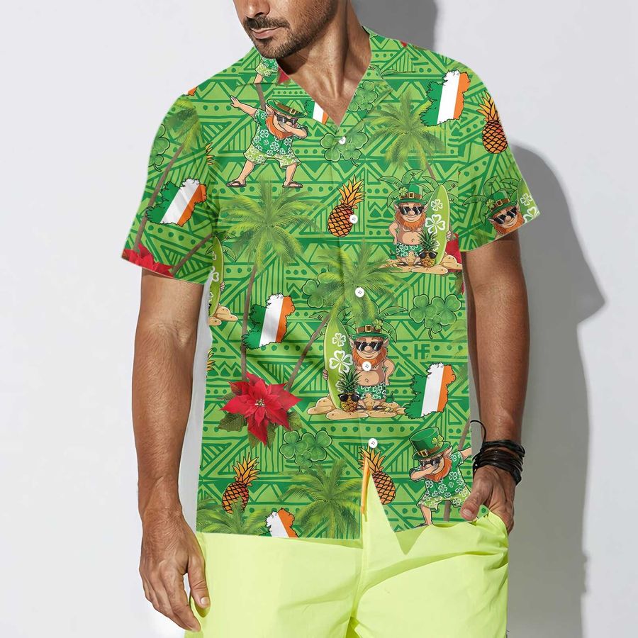 Irish Proud Leprechaun Saint Patricks Day Hawaiian Shirt Pre12817, Hawaiian shirt, beach shorts, One-Piece Swimsuit, Polo shirt, funny shirts
