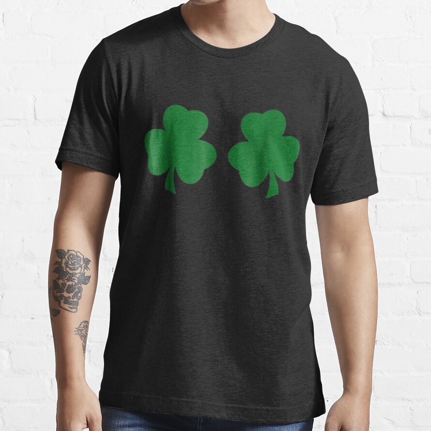 Irish Shamrock Boobs Funny St. Paddy's Day Essential T-Shirt