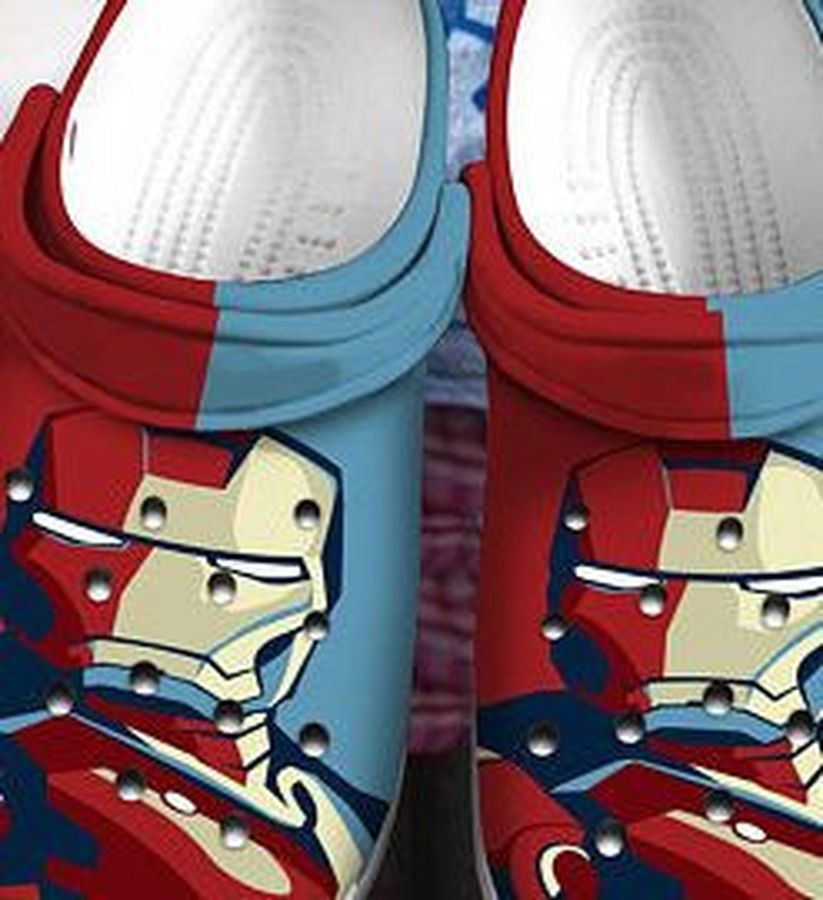Iron Man Crocs Crocband Clog  Clog Comfortable  Classic Clog  Water Shoes  Comfortable