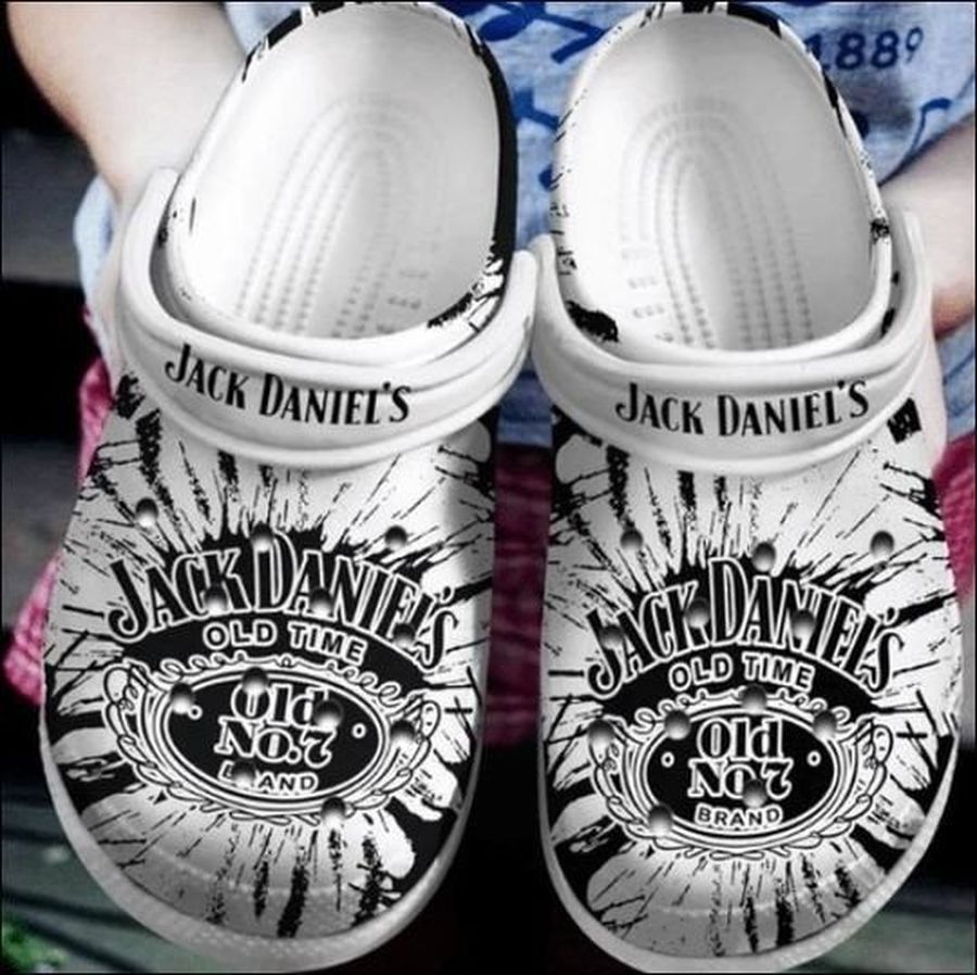Jack Daniel’S Old Time Drink Gift Rubber Crocs Crocband Clogs, Comfy Footwear