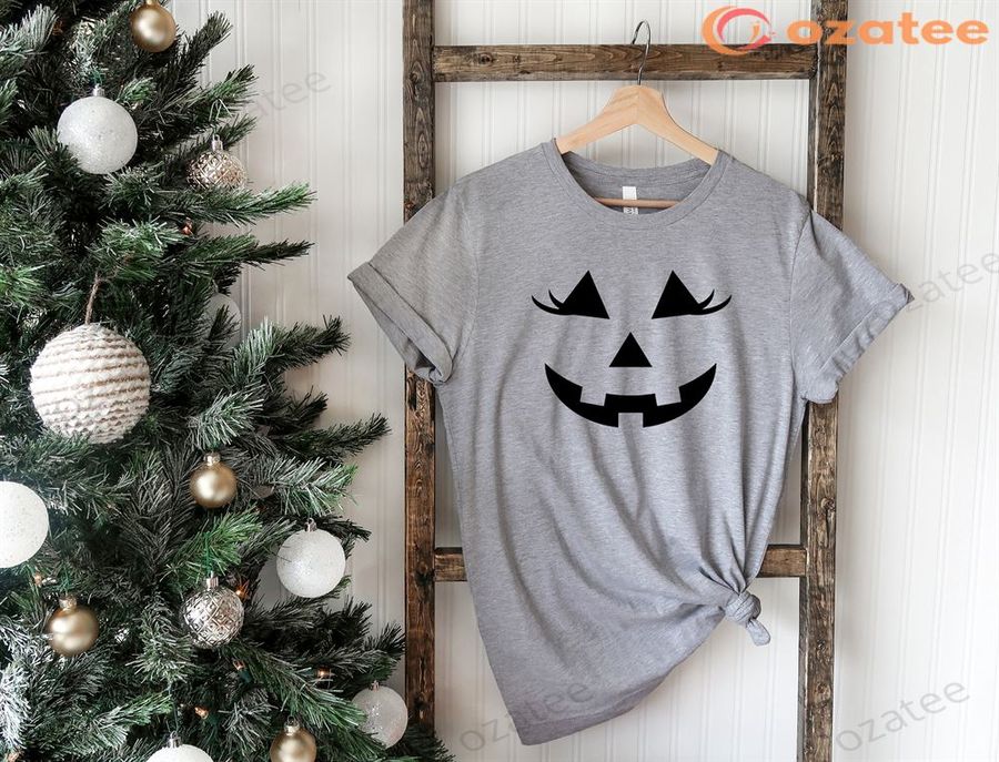 Jack O Lantern T-Shirt, Halloween Shirt,Halloween Pumpkin Shirt for women, Cute Halloween Shirt