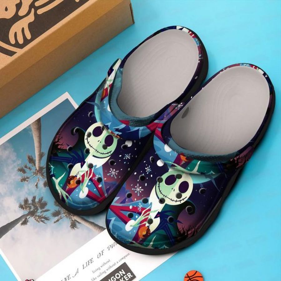 Jack Skellington The Nightmare Before Christmas Crocs Shoes Crocband Clogs Halloween Gift Hn
