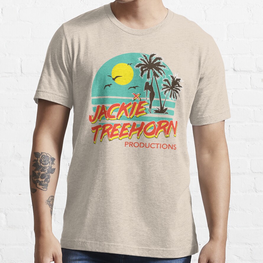 Jackie Treehorn Productions Funny Classic Vintage Retro Essential T-Shirt