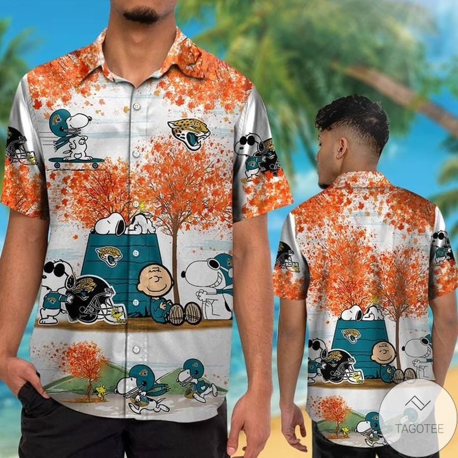 Jacksonville Jaguars Snoopy Autumn Hawaiian Shirt