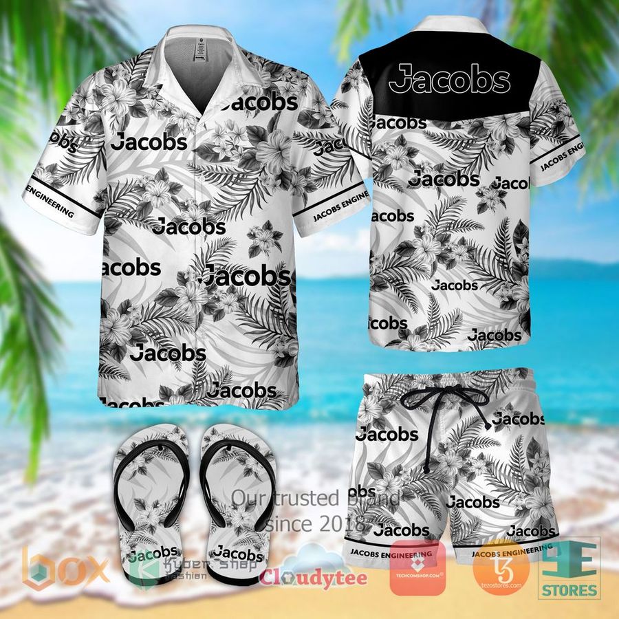 Jacobs Engineering Hawaiian Shirt, Short – LIMITED EDITION
