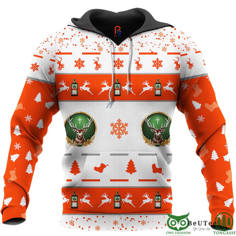 Jägermeister Liqueur Orange 3D Hoodie Tshirt Sweatshirt