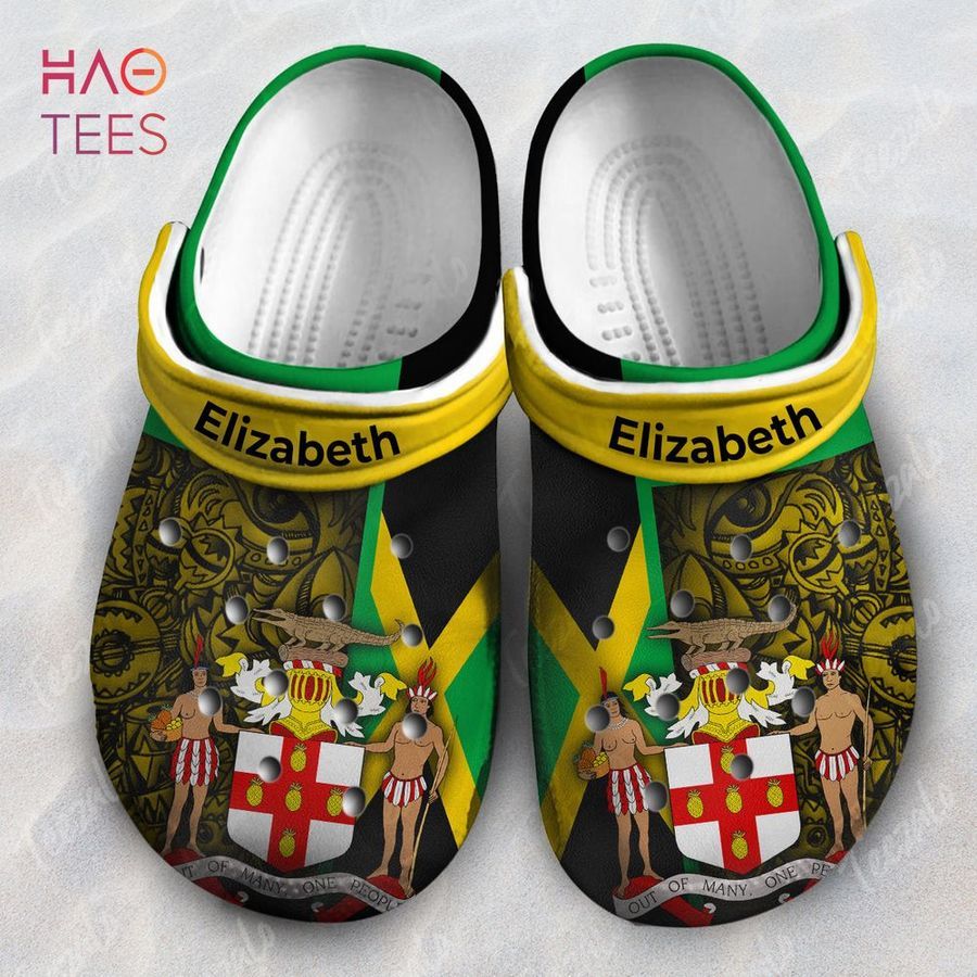 Jamaican Roots Flag Heritage Personalized Crocs Shoes