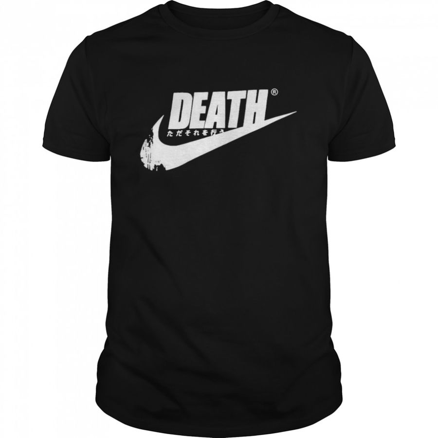 Japanese Nike death just do it shirt