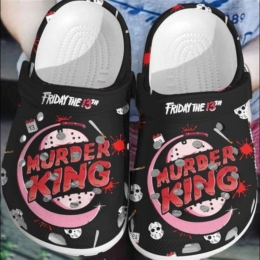 Jason Voorhees Character Friday The 13Th Murder King Horror Movie Gift Rubber Crocs Crocband Clogs, Comfy Footwear