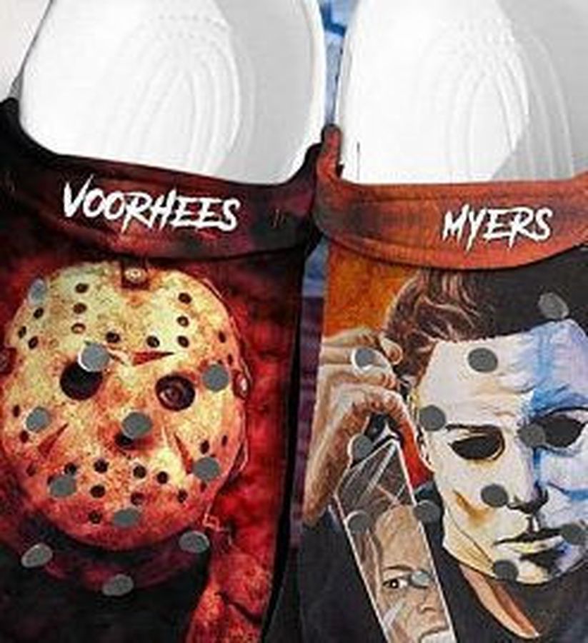 Jason Voorhees  Michael Myers Crocs Crocband Clog  Clog Comfortable For Mens And Womens Classic Clog  Water Shoes  Comfortable
