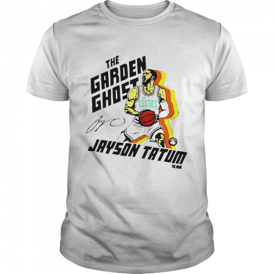 Jayson Tatum The Garden Ghost signature T-shirt