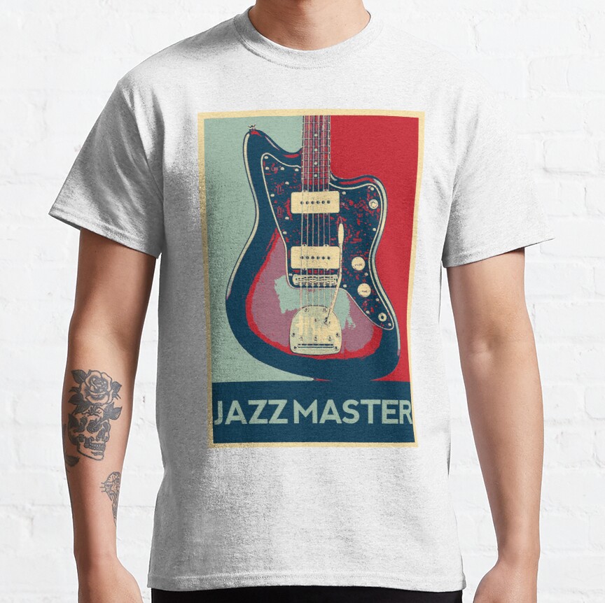 jazzmaster electric guiatr in "Poster" style Classic T-Shirt