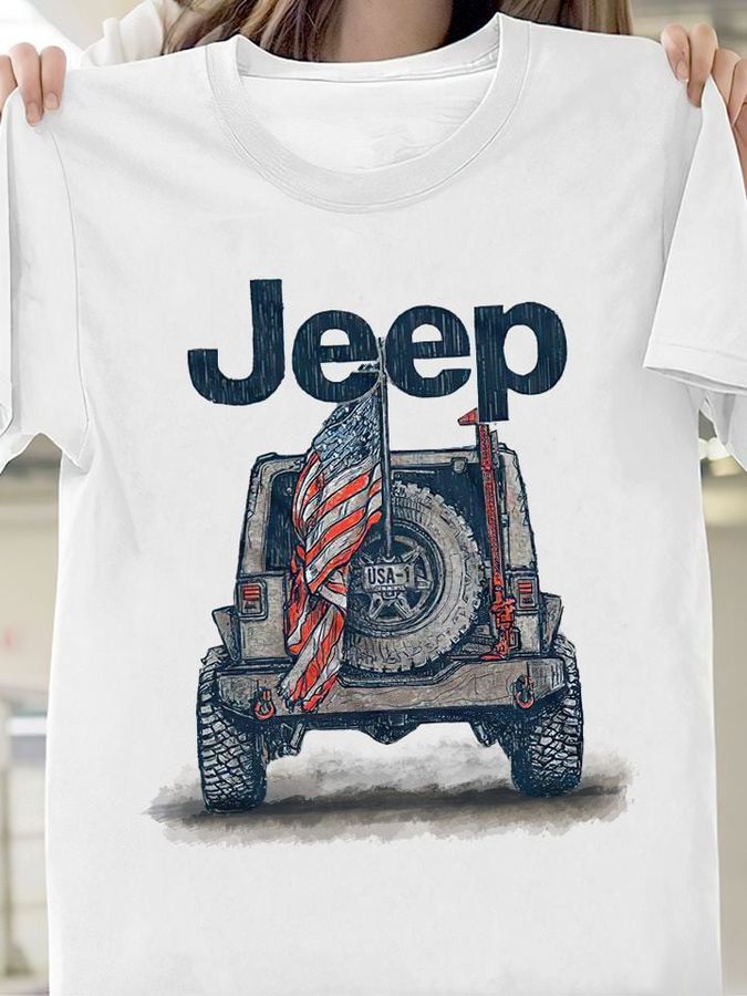 Jeep car and America flag – Jeep car lover