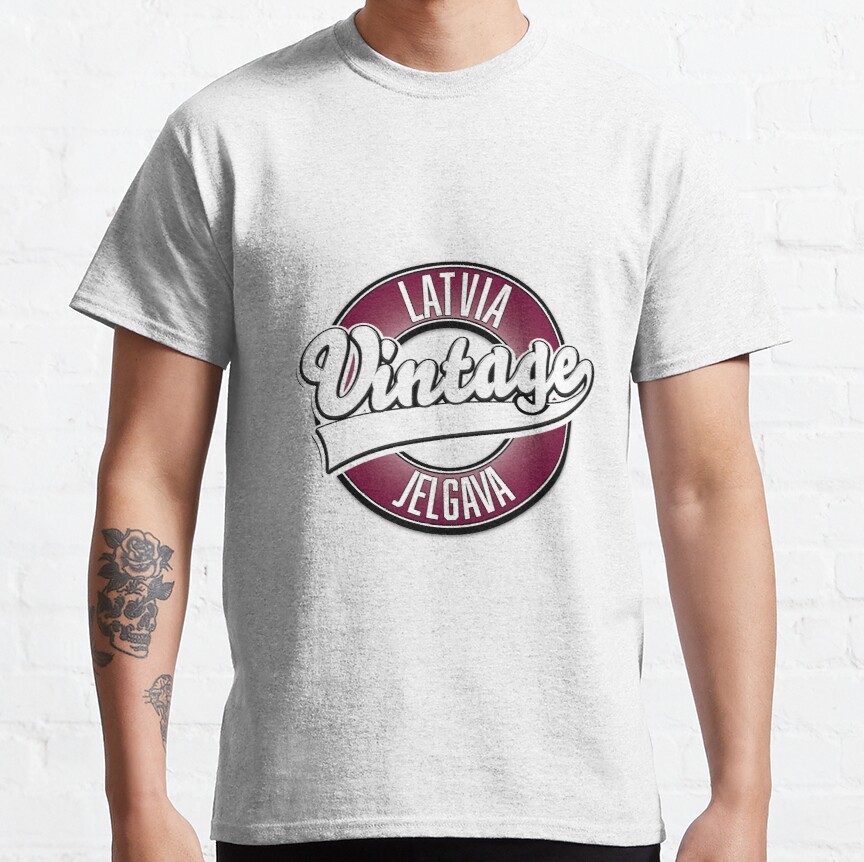 Jelgava Latvia vintage logo Classic T-Shirt