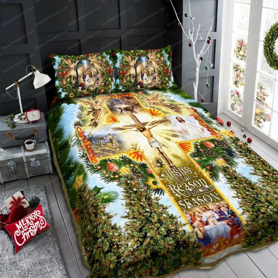 Jesus Is The Reason For The Season Christmas God 27 Bedding Set – Duvet Cover – 3D New Luxury – Twin Full Queen King Size Comforter Cover