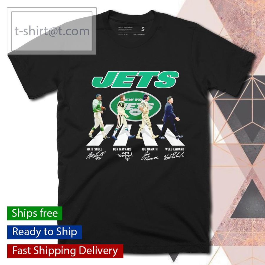 Jets Abbey Road signatures shirt