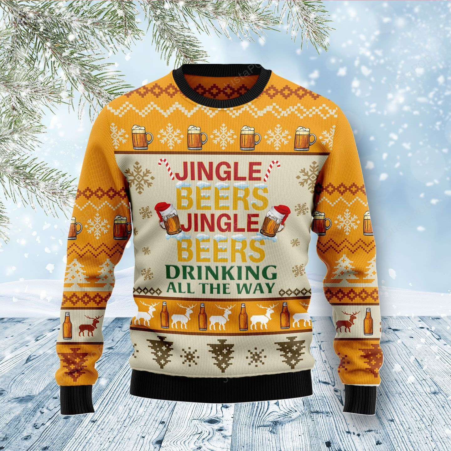 Jingel Beer Christmas Ugly Sweater Ugly Sweater Christmas Sweaters Hoodie