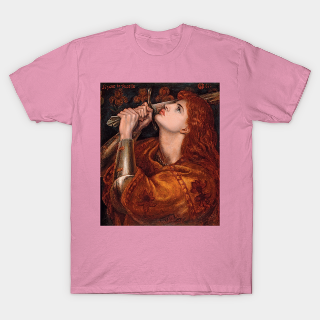 Joan of Arc Famous Painting By Dante Gabriel Rossetti T-shirt, Hoodie, SweatShirt, Long Sleeve