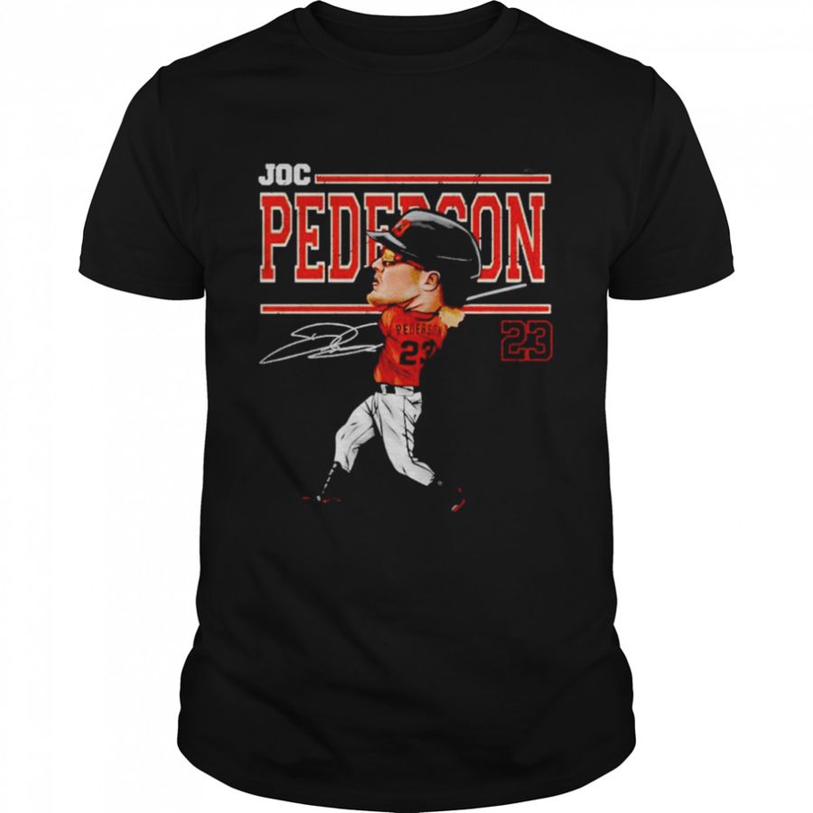 Joc Pederson San Francisco Giants Cartoon signature shirt