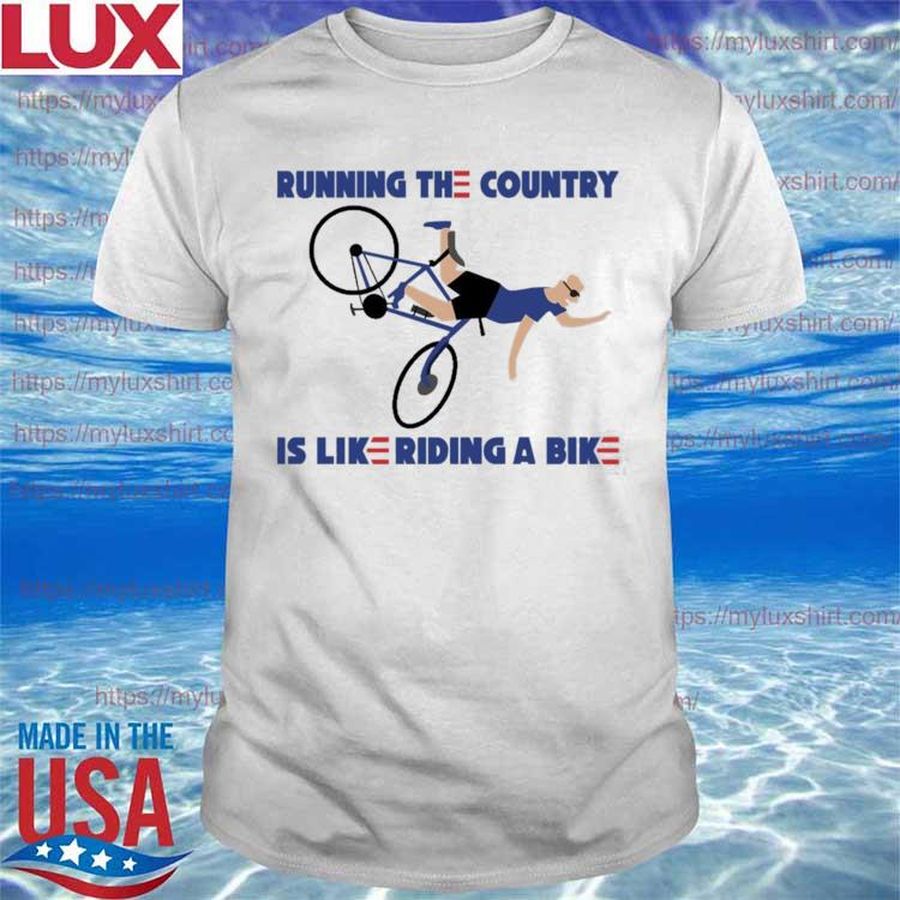 Joe Biden Falls Off Bike While Cycling In Delaware meme Shirt