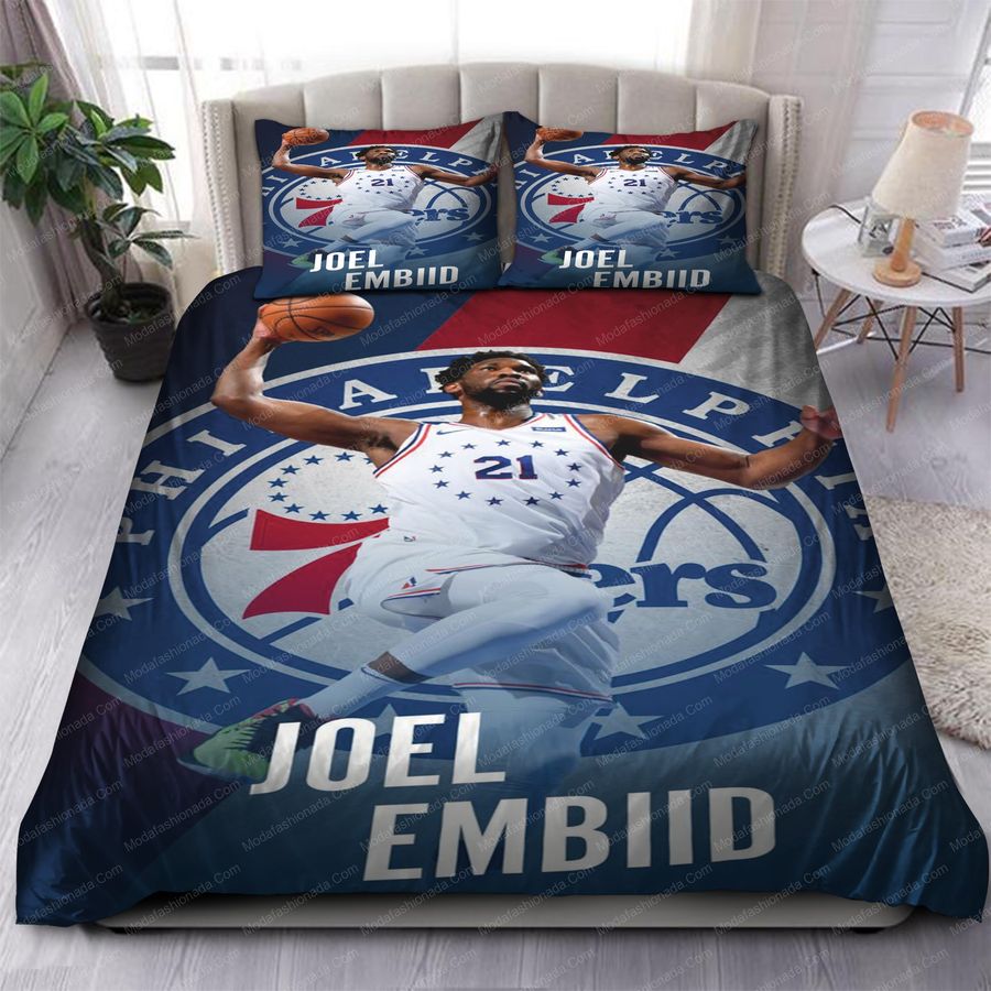 Joel Embiid Philadelphia 76ers NBA 106 Bedding Sets