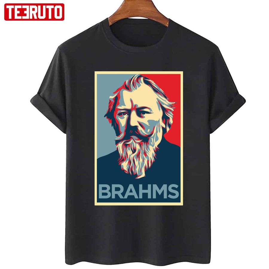 Johannes Brahms Hope Style Unisex T-Shirt