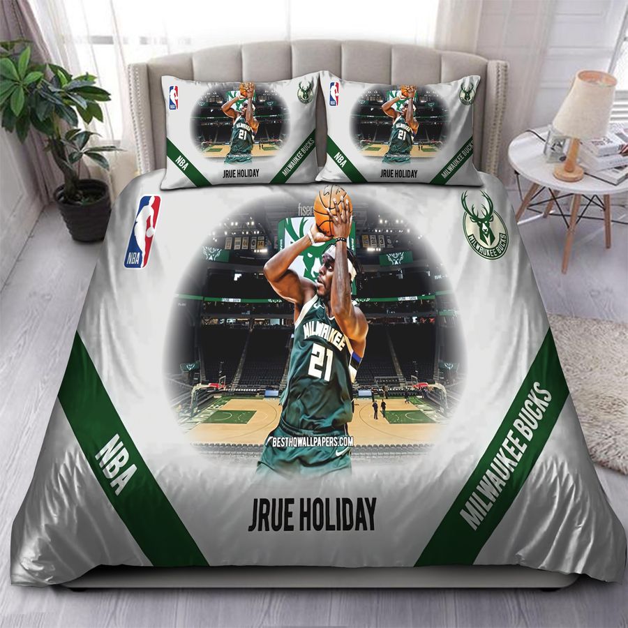 Jrue Holiday Milwaukee Bucks NBA 21 Bedding Sets