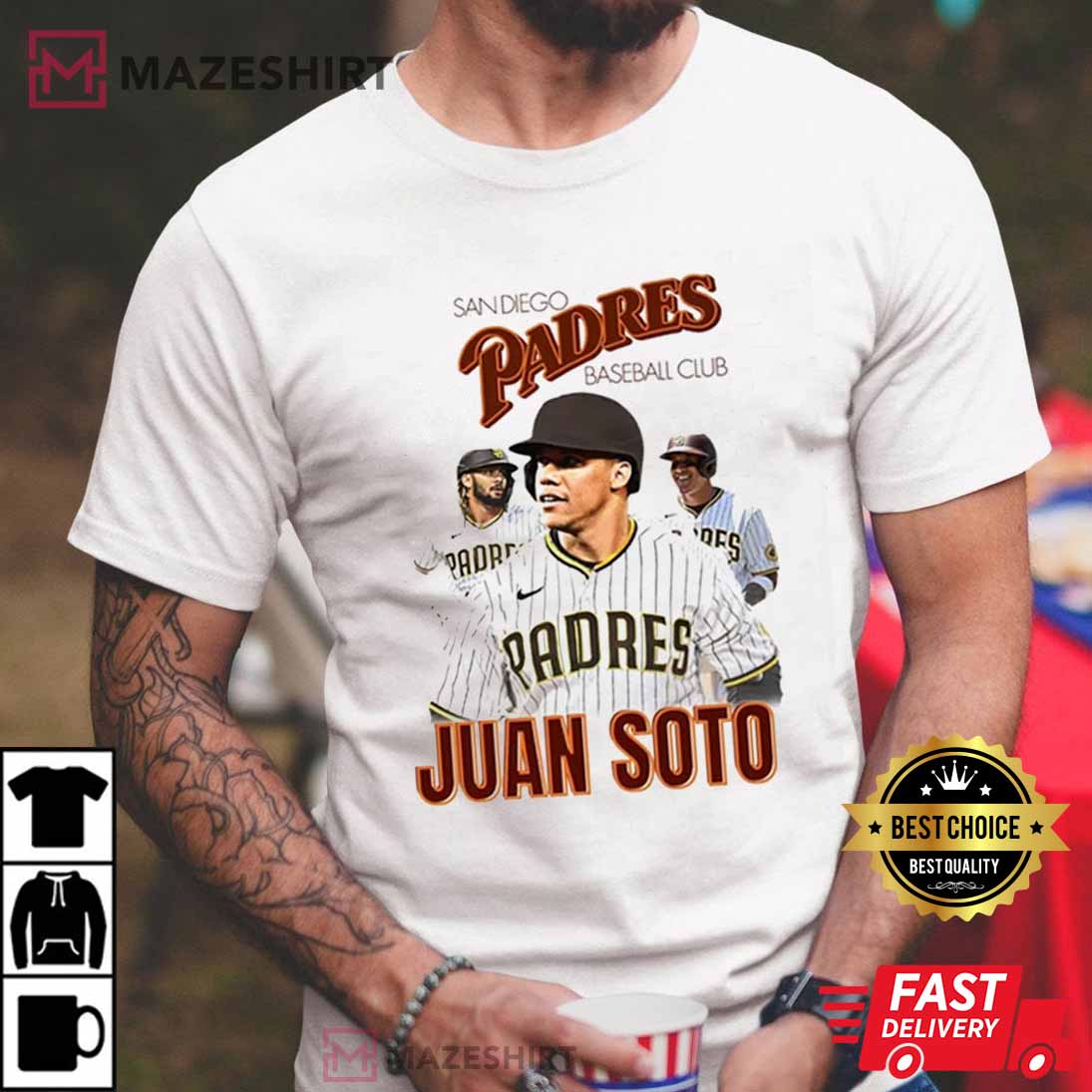 Juan Soto Jersey- Youth Extra Large (XL) -Washington Nationals- San Diego  Padres