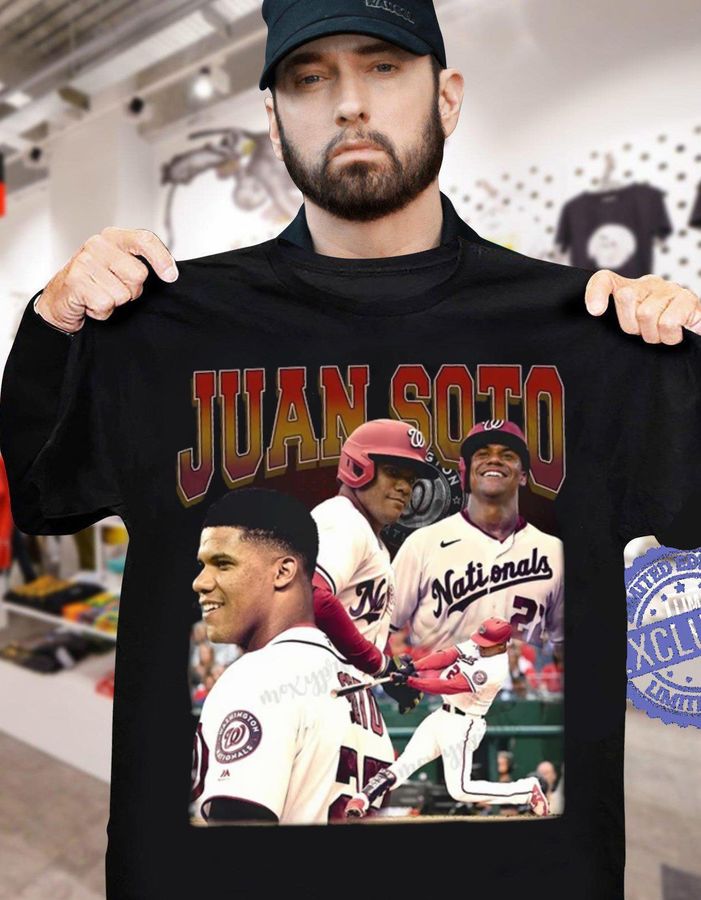 Juan Soto Vintage 90s Baseball Washington Nationals Shirt