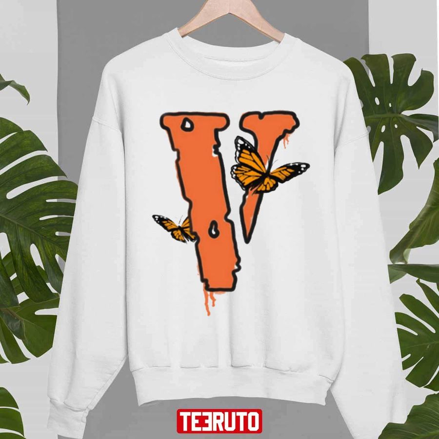 Juice Wrld X Vlone Butterfly Logo Unisex Sweatshirt