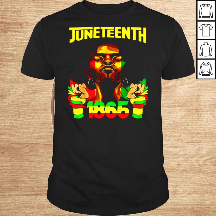 Juneteenth Is My Independence Day Hand Free ish Since 1865 Shirt