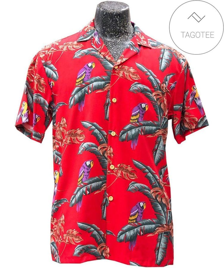 Jungle Bird Red Authentic Hawaiian Shirt 2022 Magnum Pi Shirt