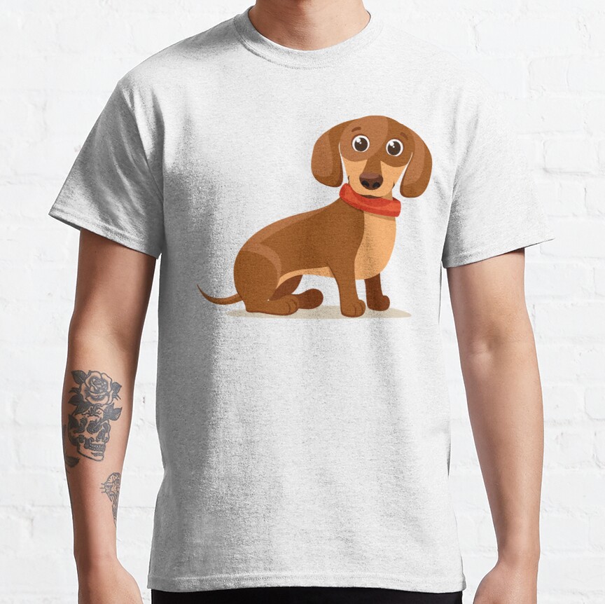 Just A Girl Who Loves Dachshund        Classic T-Shirt