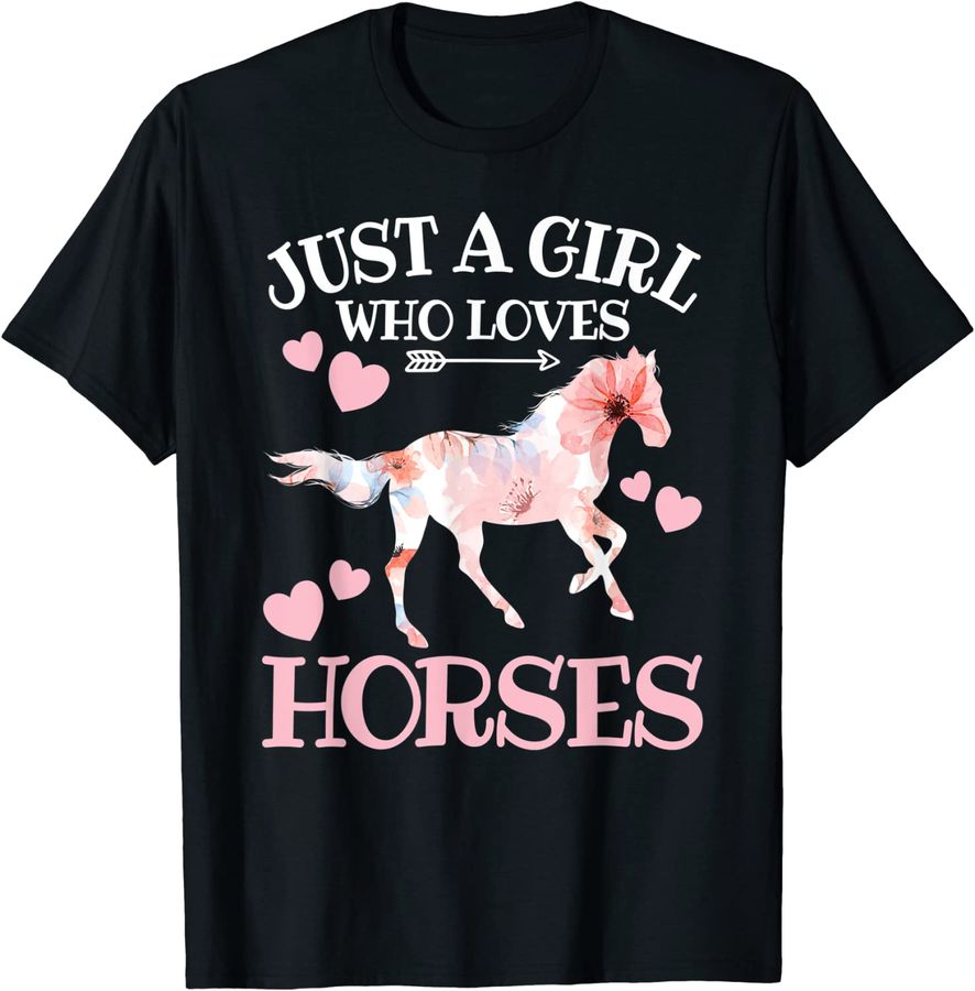 Just A Girl Who Loves Horses Teen Girls Horse Lover
