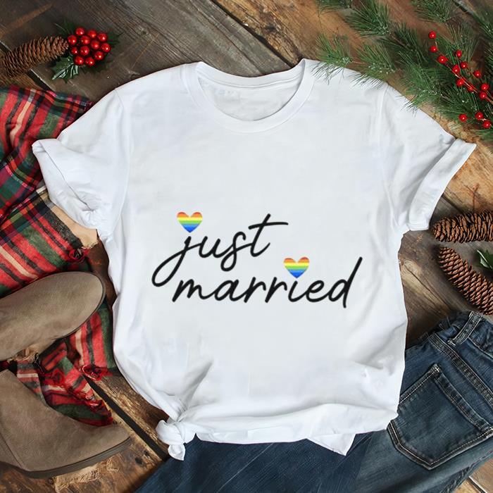 Just Married Lgbtq shirt