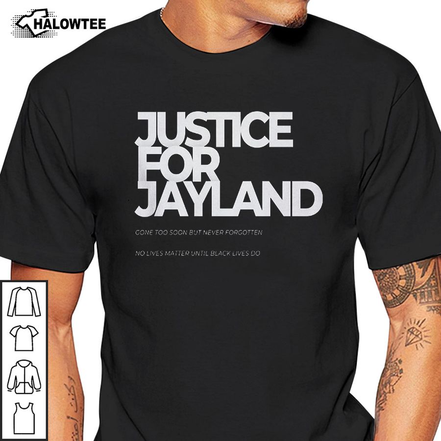 Justice For Jayland Walker Shirt Black Lives Matter Justice For Jayland Shirt