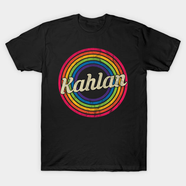 Kahlan - Retro Rainbow Faded-Style T-shirt, Hoodie, SweatShirt, Long Sleeve