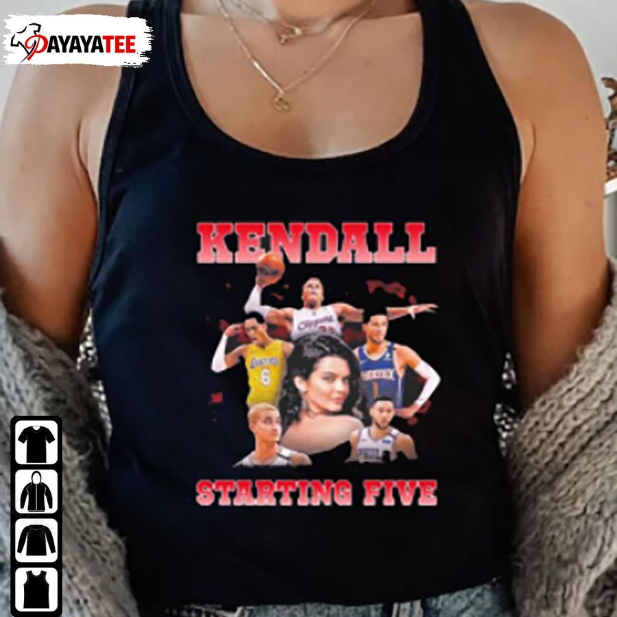 Kandall Starting 5 Shirt Kendall Starting Five Tank Top Jenner Team